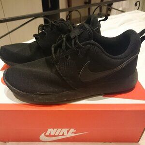 Nike All Black Sneakers size 4Y